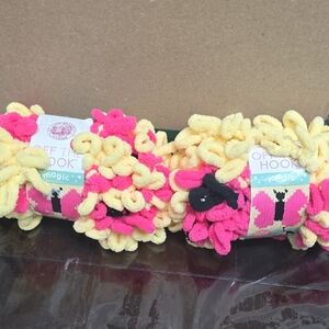 Off The Hook Magic Yarn - Pink and Yellow